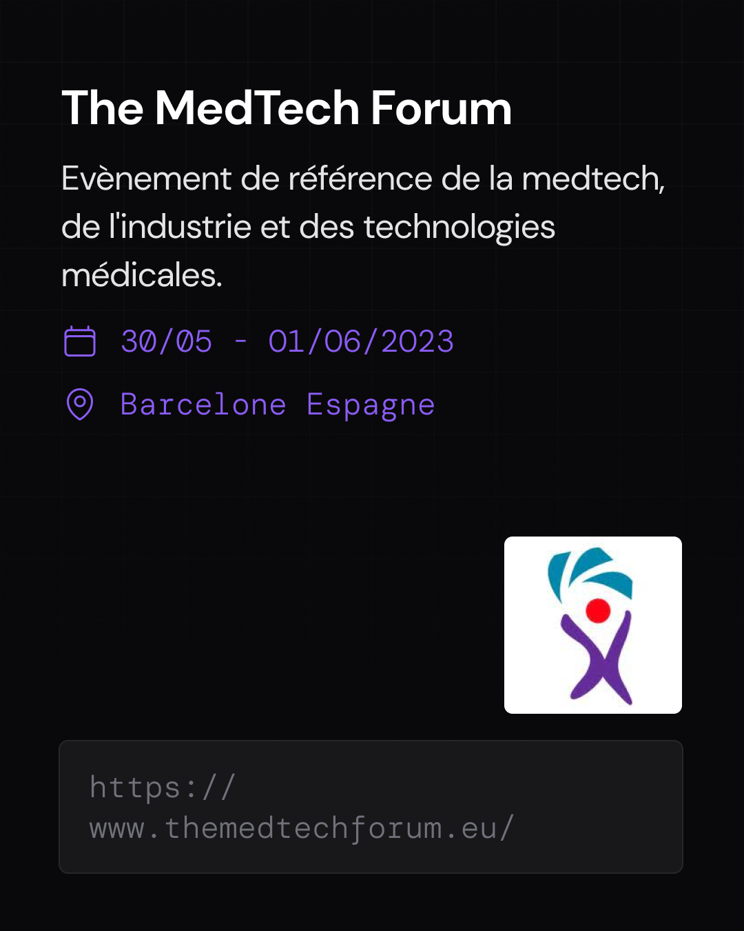 MedTech Forum dédié à la tech médicale - Evenement à Barcelone en Espagne pour les startups