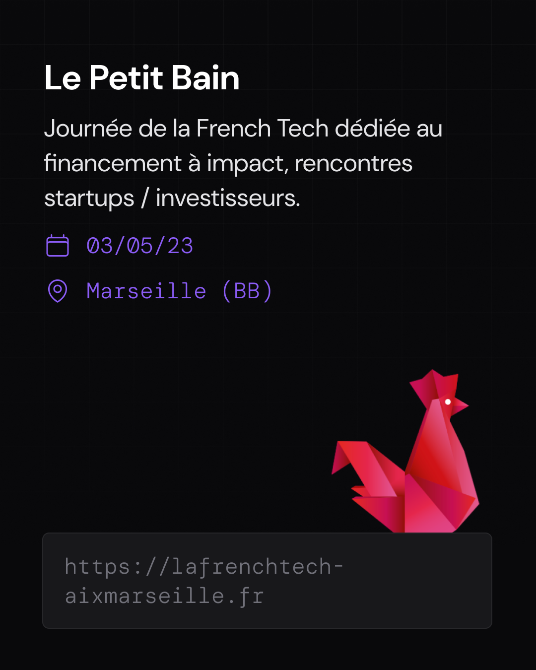Le Petit Bain journée de la french tech aix marseille Mai 2023