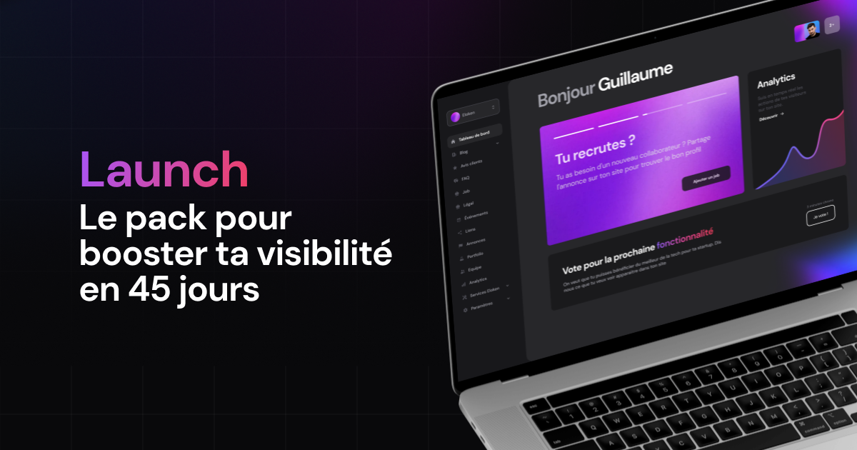 Launch le pack pour booster ta startup en 45 jours